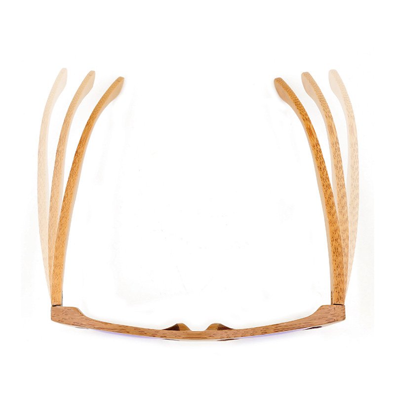 Bamboo Sunglasses | Handcrafted Polarized UV Protection | Wayfarer Style | Unisex | Eco-Friendly