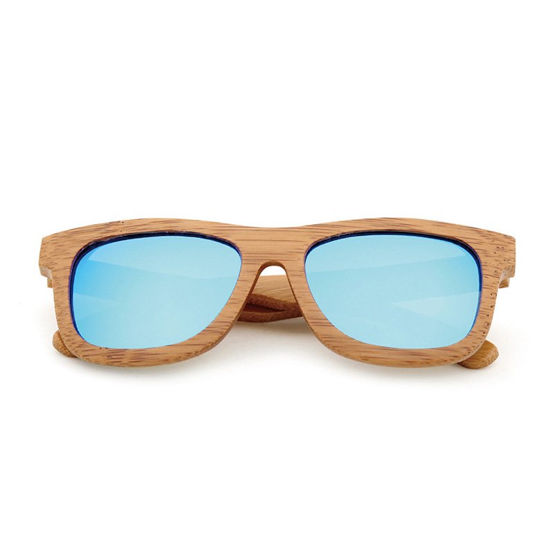 Bamboo Sunglasses | Handcrafted Polarized UV Protection | Wayfarer Style | Unisex | Eco-Friendly