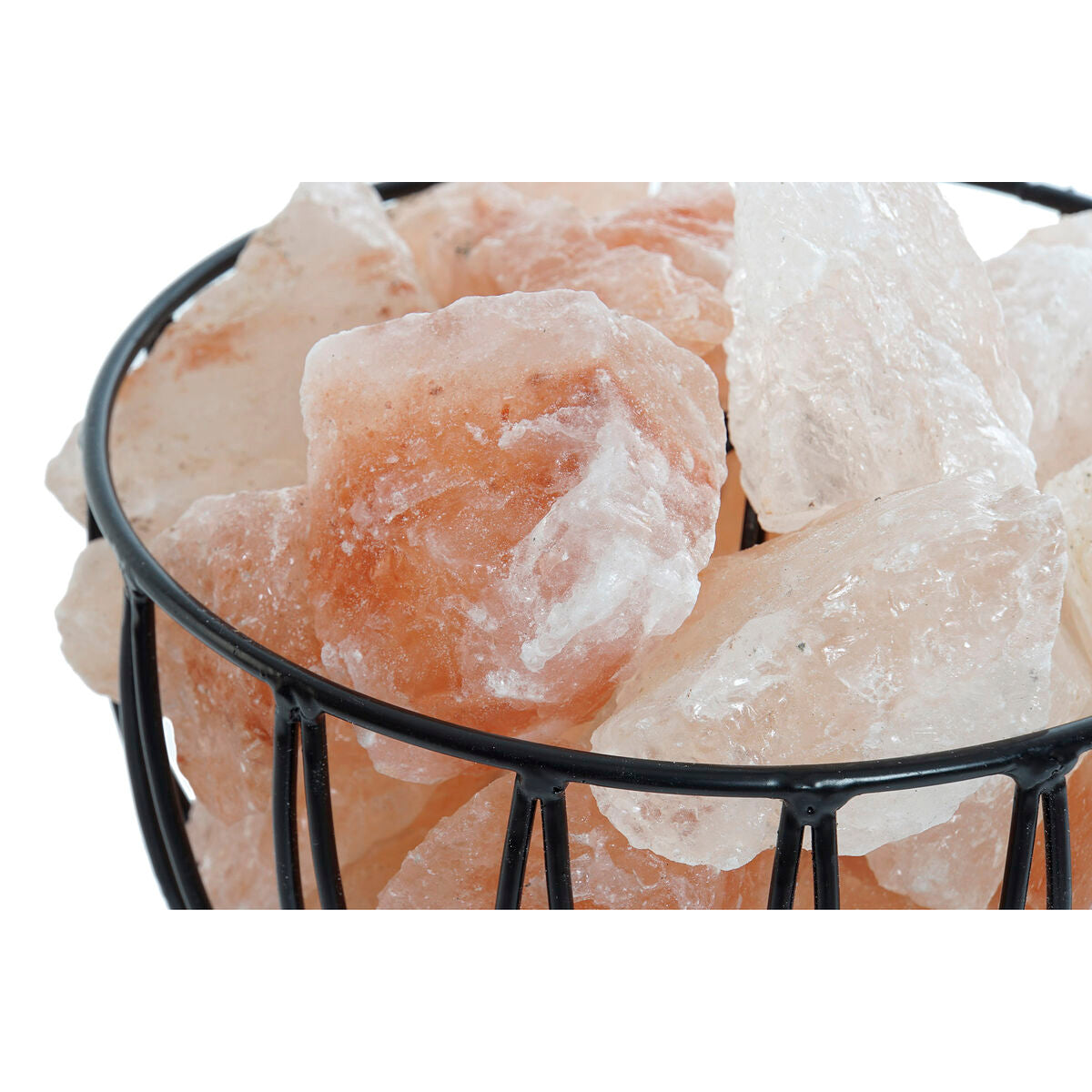 Arab Salt Lamp Lighting Decoration | DKD Home Decor | 15W | Black Orange | 23x23x17cm | Natural Finish