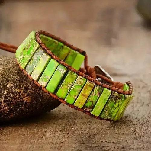Nature jasper bohemian Bracelet