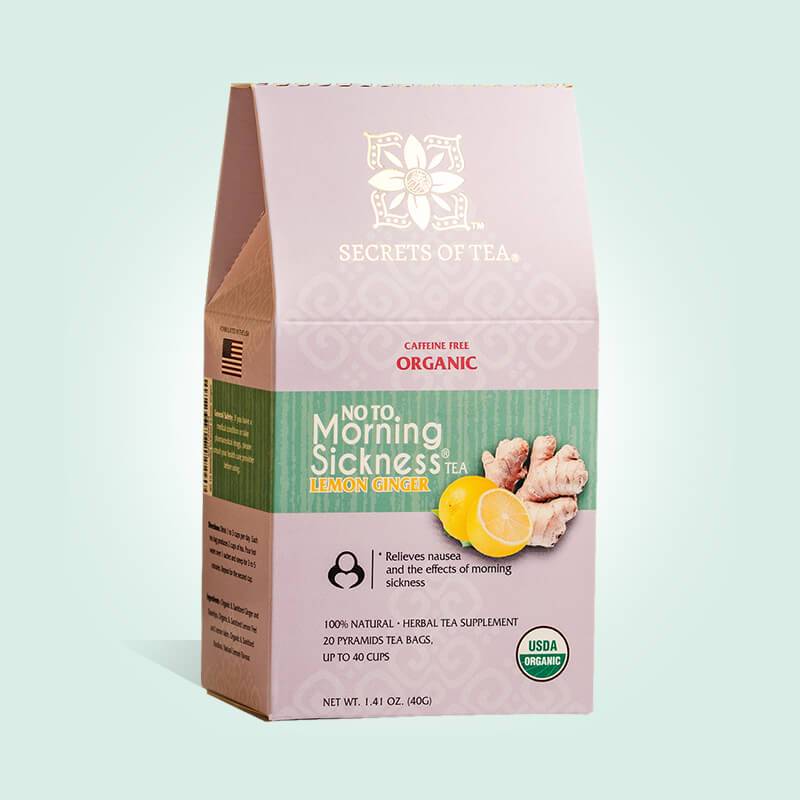 Lemon Ginger Herbal Tea Blend for morning sickness