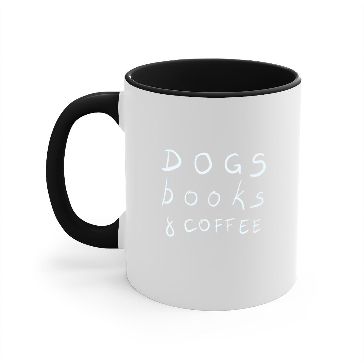 Dogs Books and Coffee Mug | 11oz & 15oz | Ceramic Coffee Cup | Dog Lovers | Book Enthusiasts