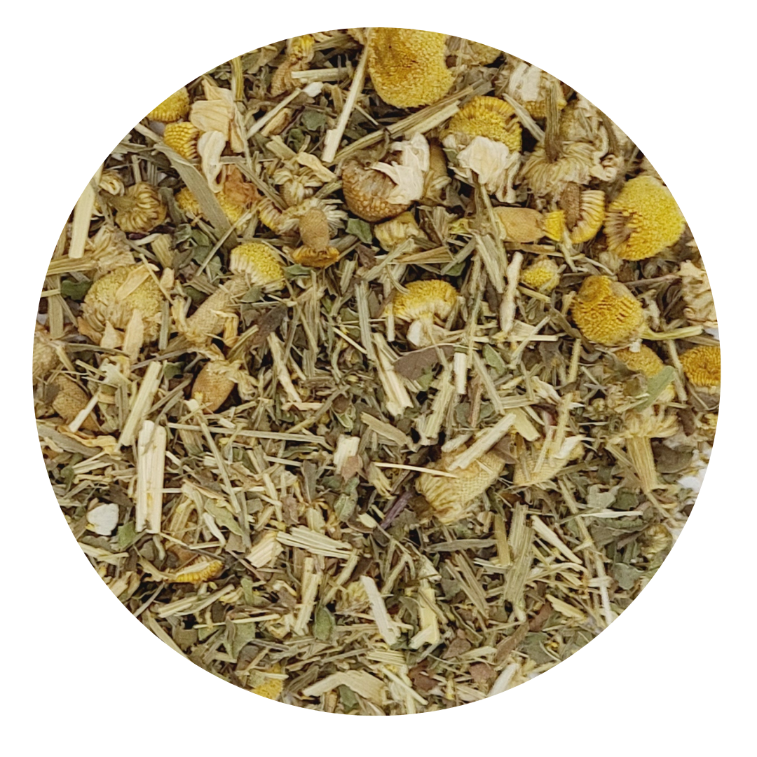Herbal Tea Blend, organic, chamomile & spearmint, relaxation tea