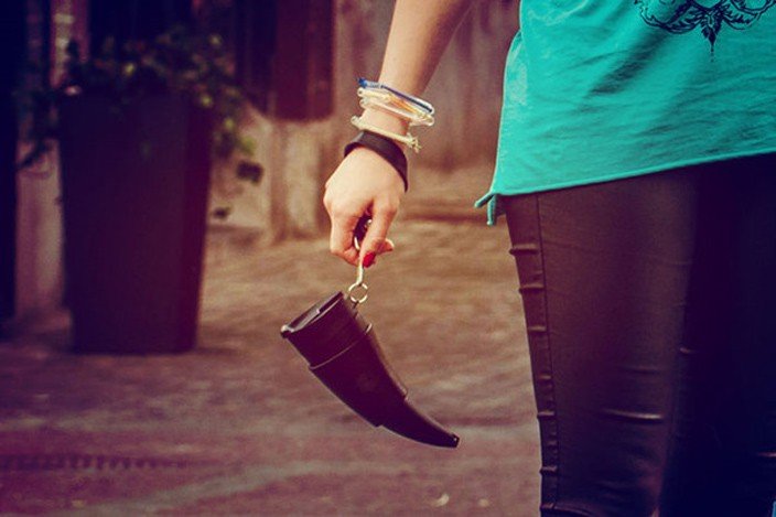 Goat horn Lovers Coffee Cup