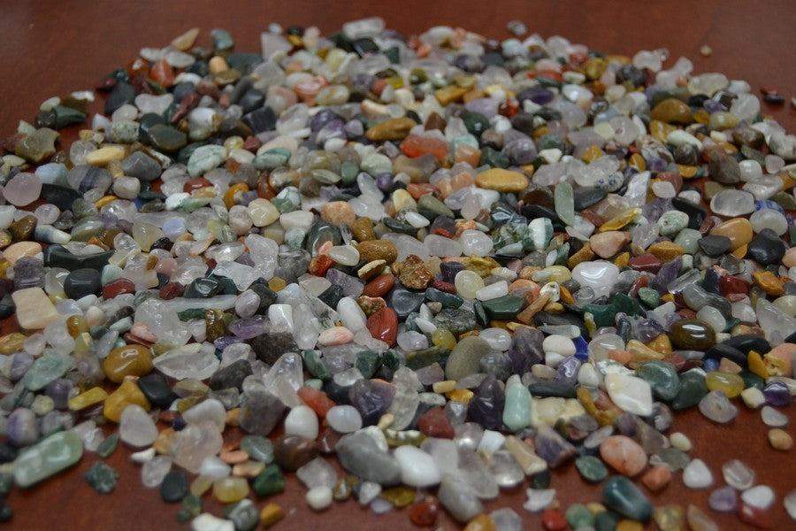 900+ Pcs Assort Bulk Color Mixed Gemstones Chips