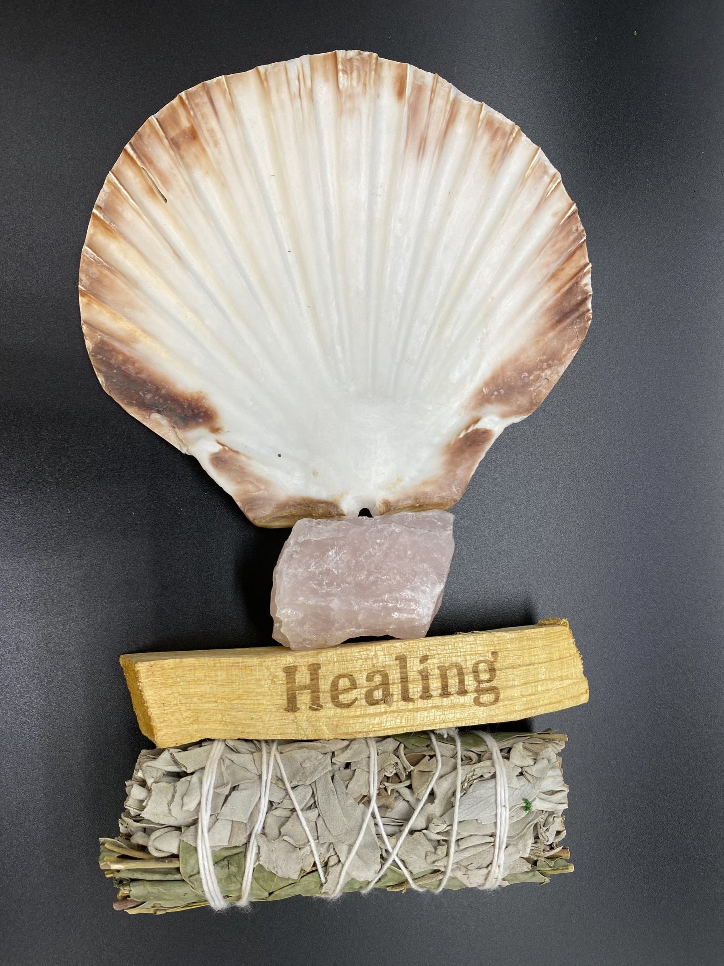 You Matter Too Self-Care Smudge Kit | Rose Quartz Palo Santo | Peppermint Sage | Inner Healing