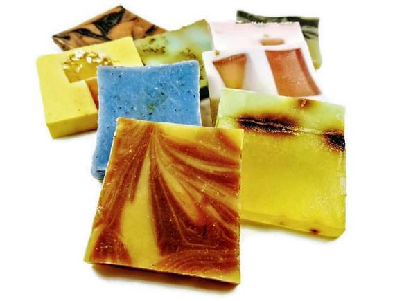 Vegan Soap Sampler | Handmade Organic Soap Samples | Natural Bath & Body | Gift Set