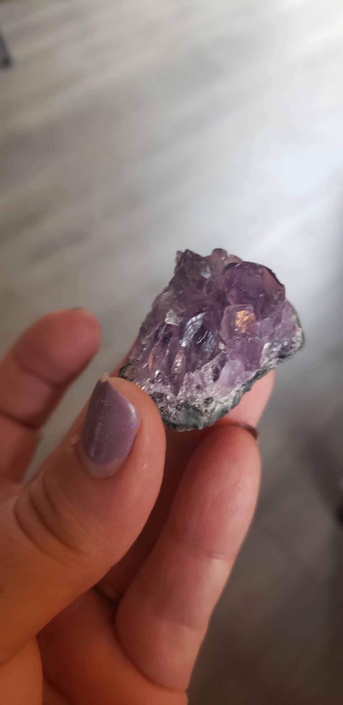 Grade A Amethyst Druzy Crystals | Purple Crystal Clusters | Brazil | Meditation & Home Decor