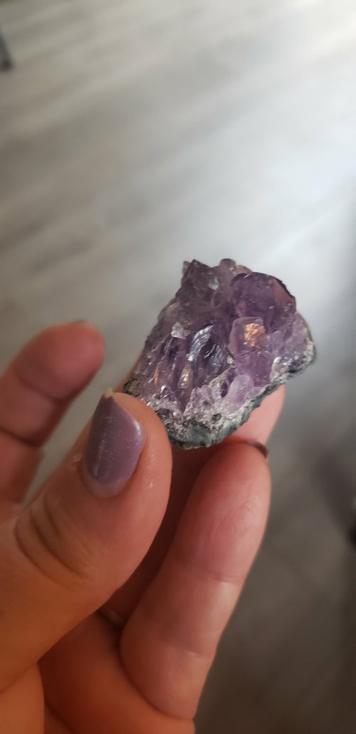 Grade A Amethyst Druzy Crystals | Purple Crystal Clusters | Brazil | Meditation & Home Decor