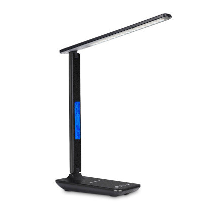 3-in-1 LED Lamp with Wireless Phone Charger | Clock & Thermostat | Multifunctional Desk Lamp