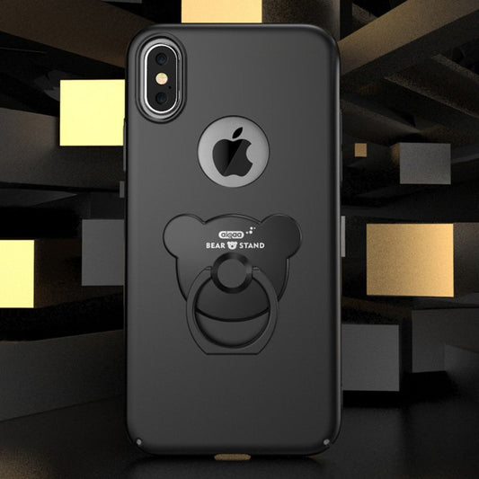 Bear Smart Ring iPhone X Case | Ultra-Thin 1mm | Ring Holder | Anti-Slip | Precise Cutouts
