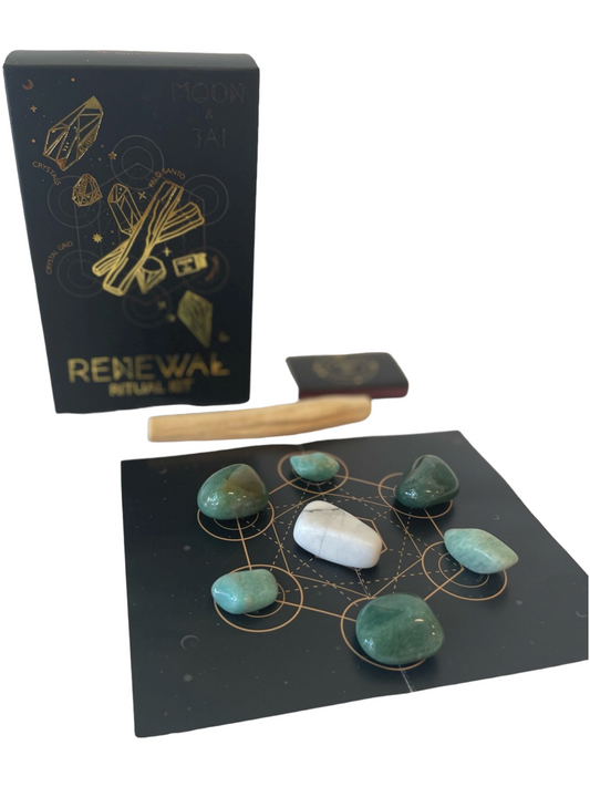Renewal Ritual Kit | Reenergize Your Soul | Energy Stones | Spiritual Growth Kit | Gemstone Renewal