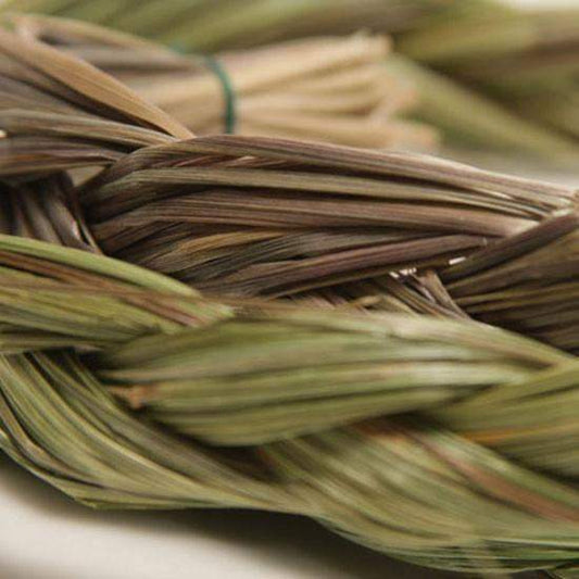 Sweet Grass Braid 24" | Premium Smudging Herbs | Spiritual Cleansing | Sacred Ceremony | Traditional