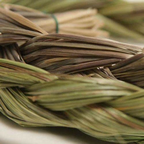 Sweet Grass Braid 24" | Premium Smudging Herbs | Spiritual Cleansing | Sacred Ceremony | Traditional