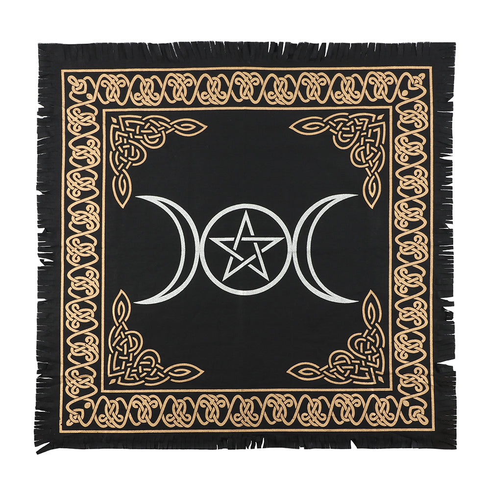 Triple Moon Pentacle Cloth
