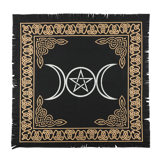 Triple Moon Pentacle Cloth
