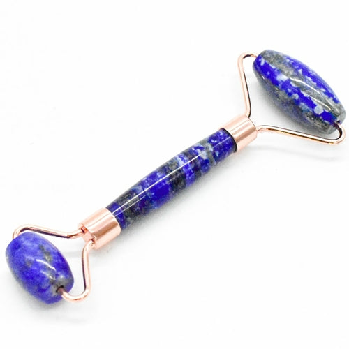 Copper & Crystal Face Roller | Facial Massager | Rose Quartz Jade Amethyst | Anti-Aging Skincare Tool