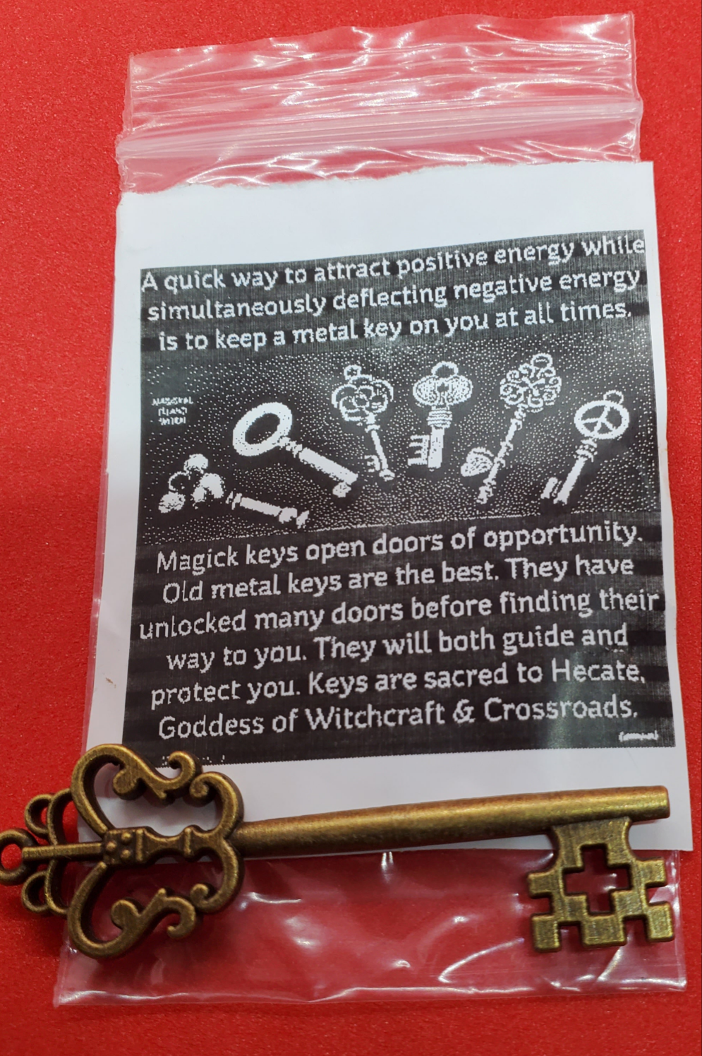 Keys Altar Piece | Hecate Sacred Keys | Spiritual Pendant | Path Unlocking Charm | Keychain Altar Item