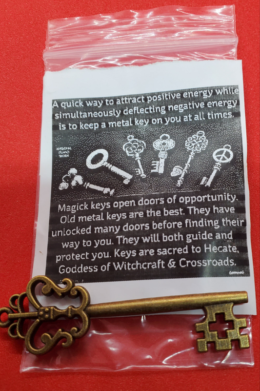 Keys Altar Piece | Hecate Sacred Keys | Spiritual Pendant | Path Unlocking Charm | Keychain Altar Item