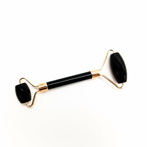 Copper & Crystal Face Roller | Facial Massager | Rose Quartz Jade Amethyst | Anti-Aging Skincare Tool