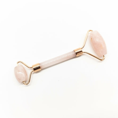 Copper & Crystal Face Roller | Facial Massager | Rose Quartz Jade Amethyst | Anti-Aging Skincare Tool