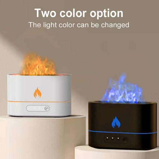 Essential Oil Diffuser with Flaming Effect & Timer | Aromatherapy Diffuser | Home Decor | Bedroom & Bathroom