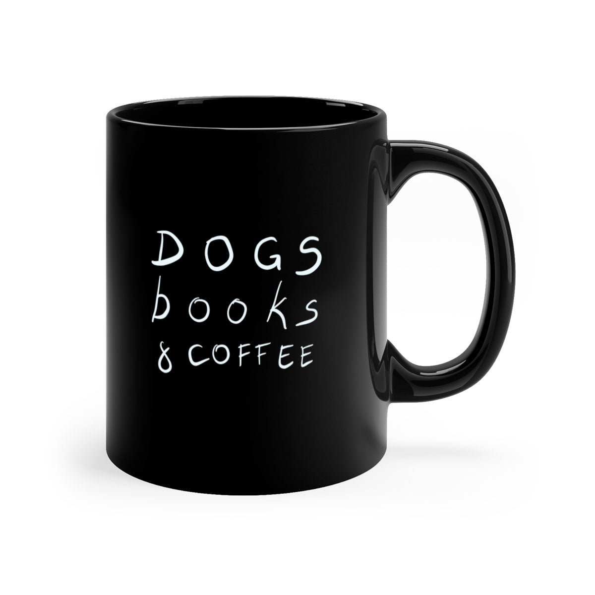 Dogs Books and Coffee Mug | 11oz & 15oz | Ceramic Coffee Cup | Dog Lovers | Book Enthusiasts
