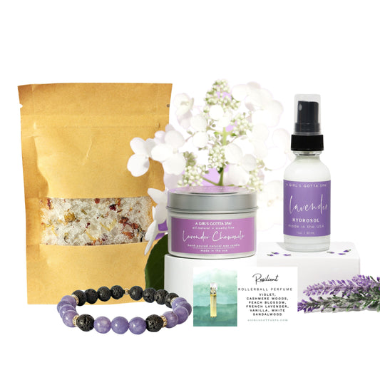 Be Well Relaxation Box | Spa Gift Set | Self-Care Kit | Aromatherapy & Wellness | Made in USA