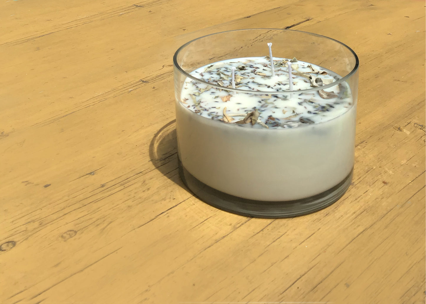 Lavender + White Sage Aromatherapy Candle | 3 Wick Large | Soy Wax | Essential Oils | Hand Poured