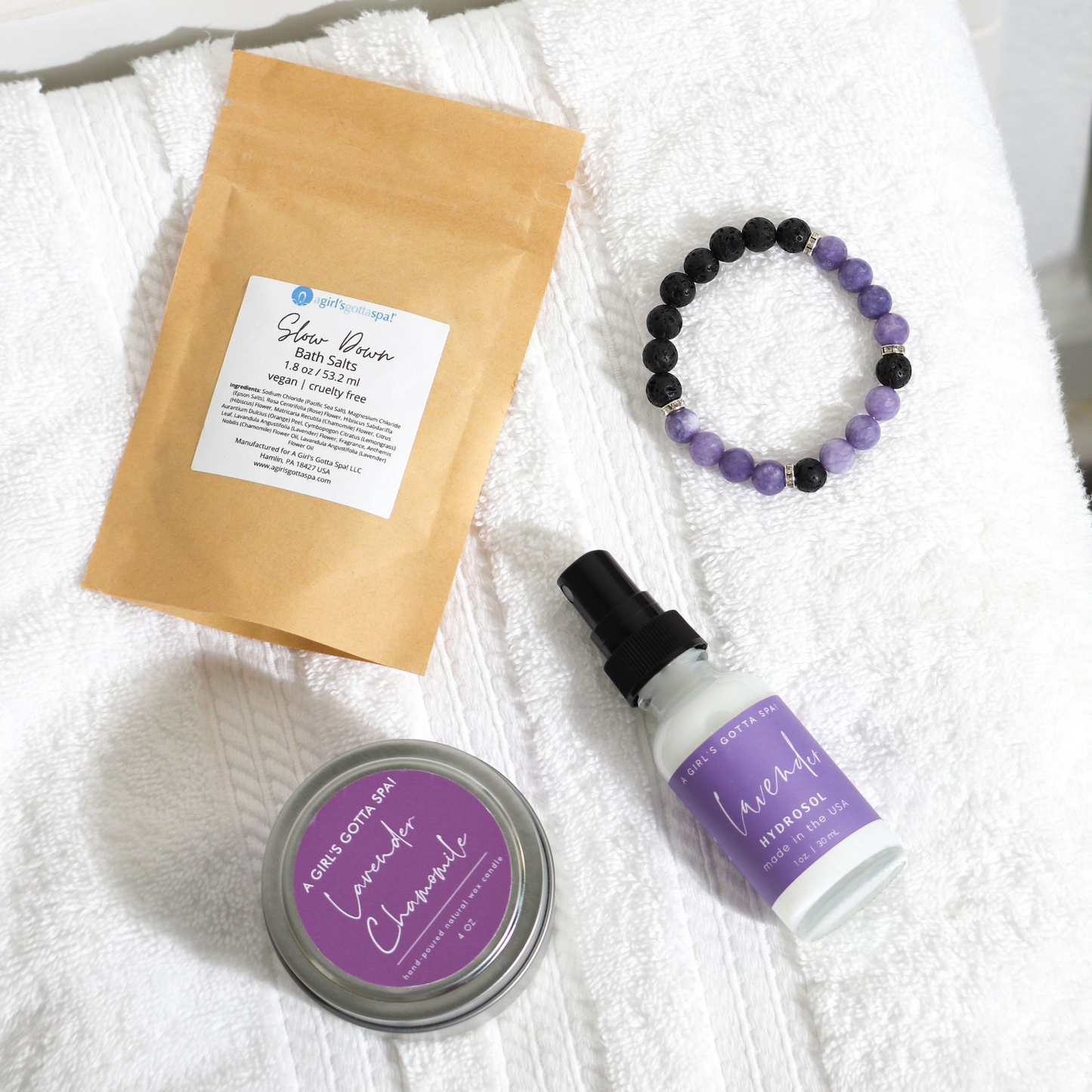 Be Well Relaxation Box | Spa Gift Set | Self-Care Kit | Aromatherapy & Wellness | Made in USA