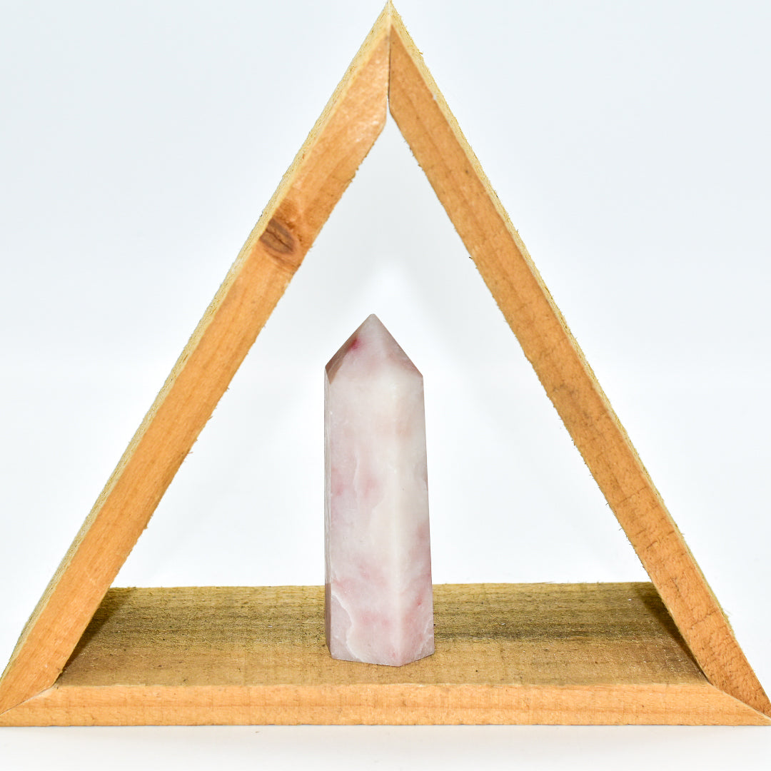 Pink Opal Crystal Point | Heart Chakra Healing Stone | Love & Inner Power Crystal | Natural Gemstone