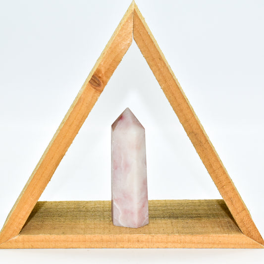 Pink Opal Crystal Point | Heart Chakra Healing Stone | Love & Inner Power Crystal | Natural Gemstone