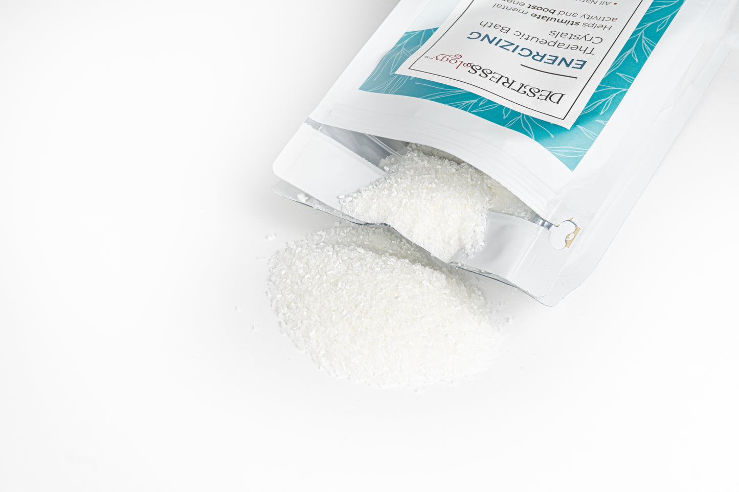 DESTRESSology Energizing Bath Crystals | Organic Magnesium | Essential Oils | Energy Boost | Stress Relief