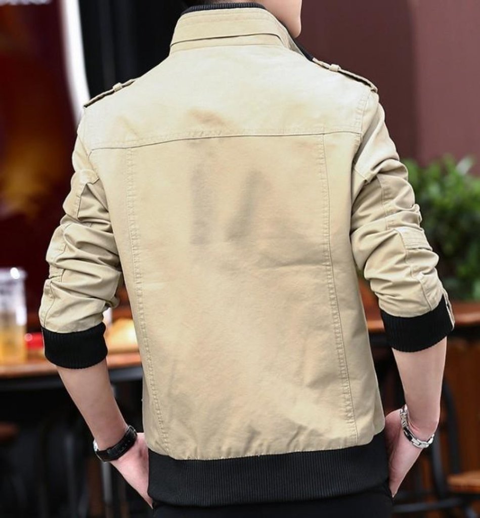 Mens Military Theme Short Jacket | Army Style Fashion | K-Pop Inspired Outerwear | Gothic Military Coat