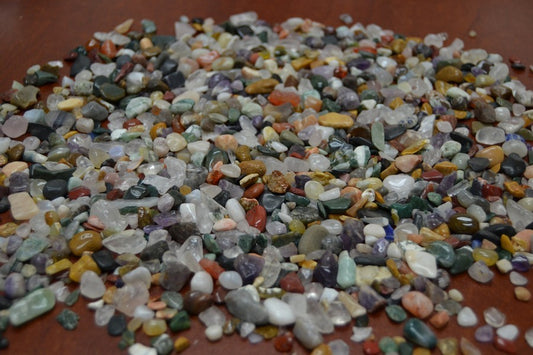 900+ Pcs Assort Bulk Color Mixed Gemstones Chips