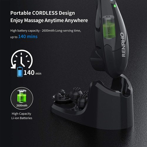 Hand Held Deep Tissue Massager | Electric Percussion | Muscle Relief | Pain Recovery | Portable