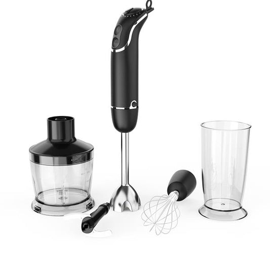 Electric 4-in-1 Hand Immersion Blender | 12-Speed Stick | Versatile Kitchen Tool | Blending Chopping