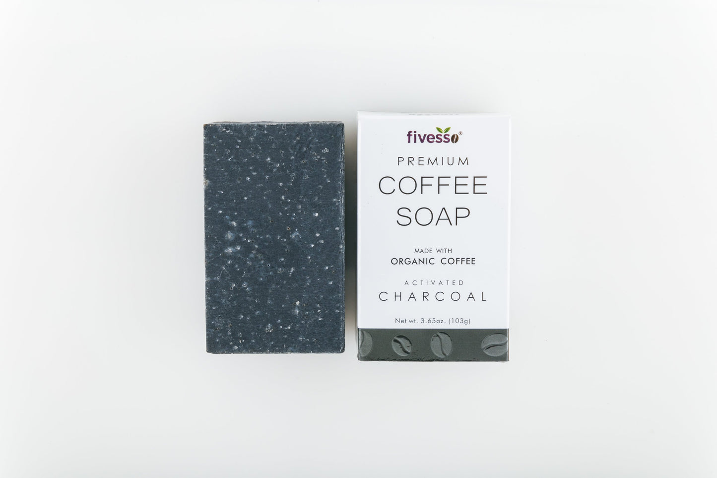 Activated Charcoal Coffee Soap Bar | Organic Vegan | Paraben-Free | Natural Skincare | Cruelty-Free