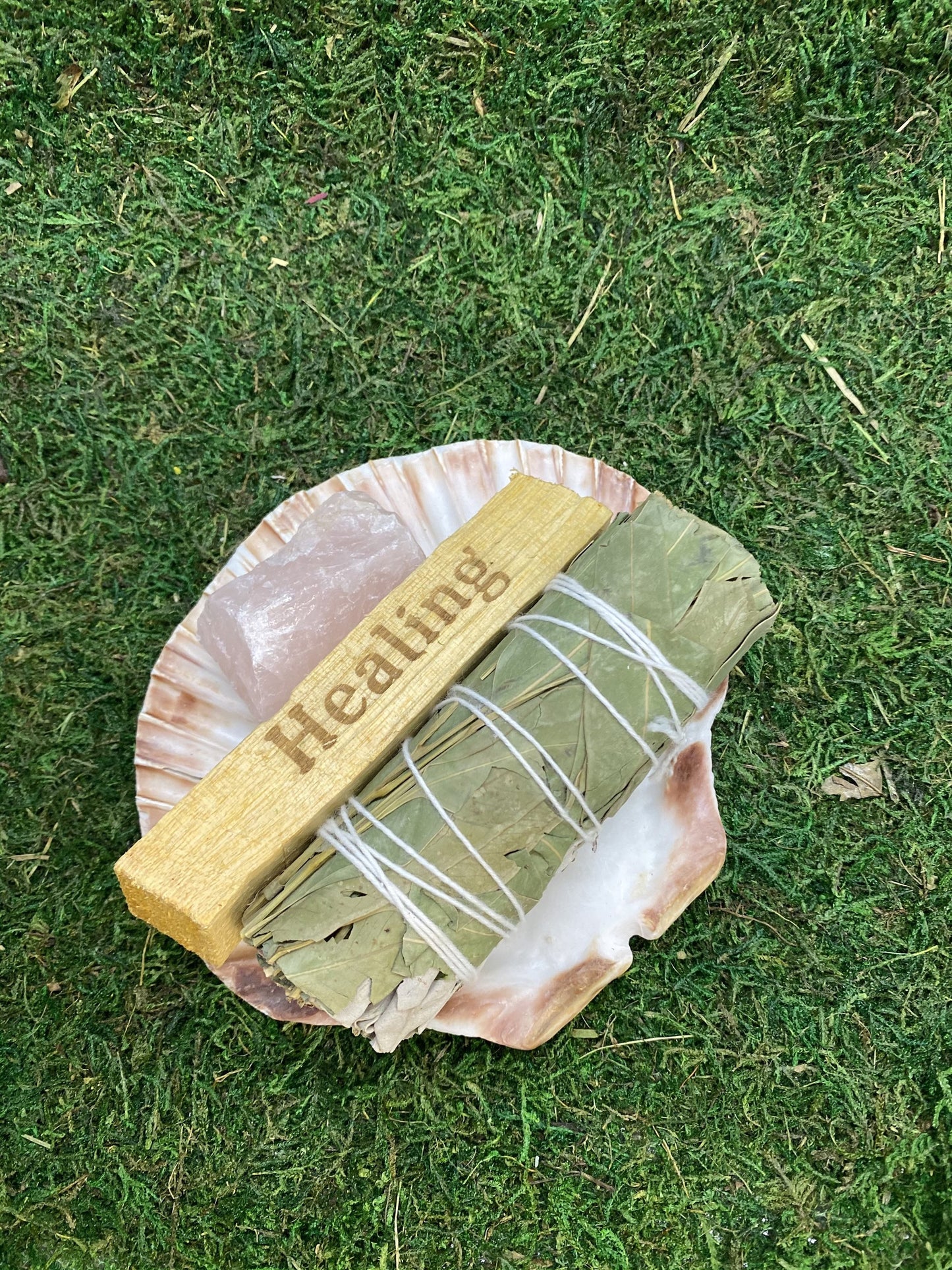 You Matter Too Self-Care Smudge Kit | Rose Quartz Palo Santo | Peppermint Sage | Inner Healing