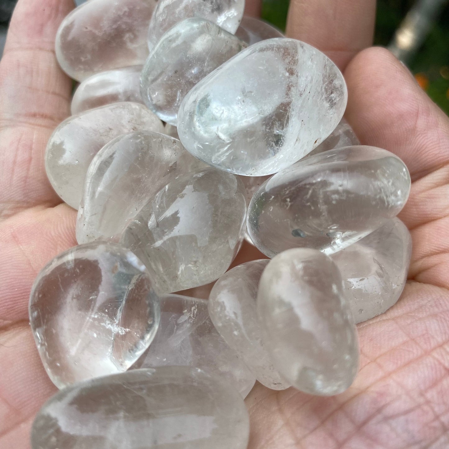 Clear Quartz Tumbled Crystal Stones | Medium-Large | Master Healing Stone | Crown Chakra | Meditation