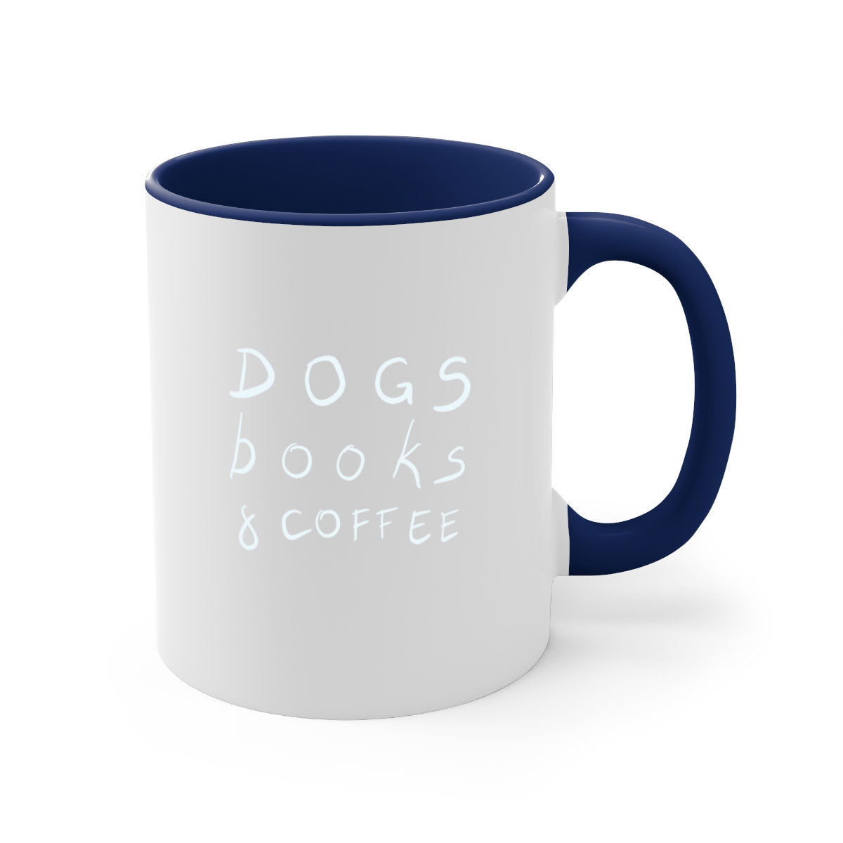 Dogs Books and Coffee Mug | 11oz & 15oz | Ceramic Coffee Cup | Dog Lovers | Book Enthusiasts