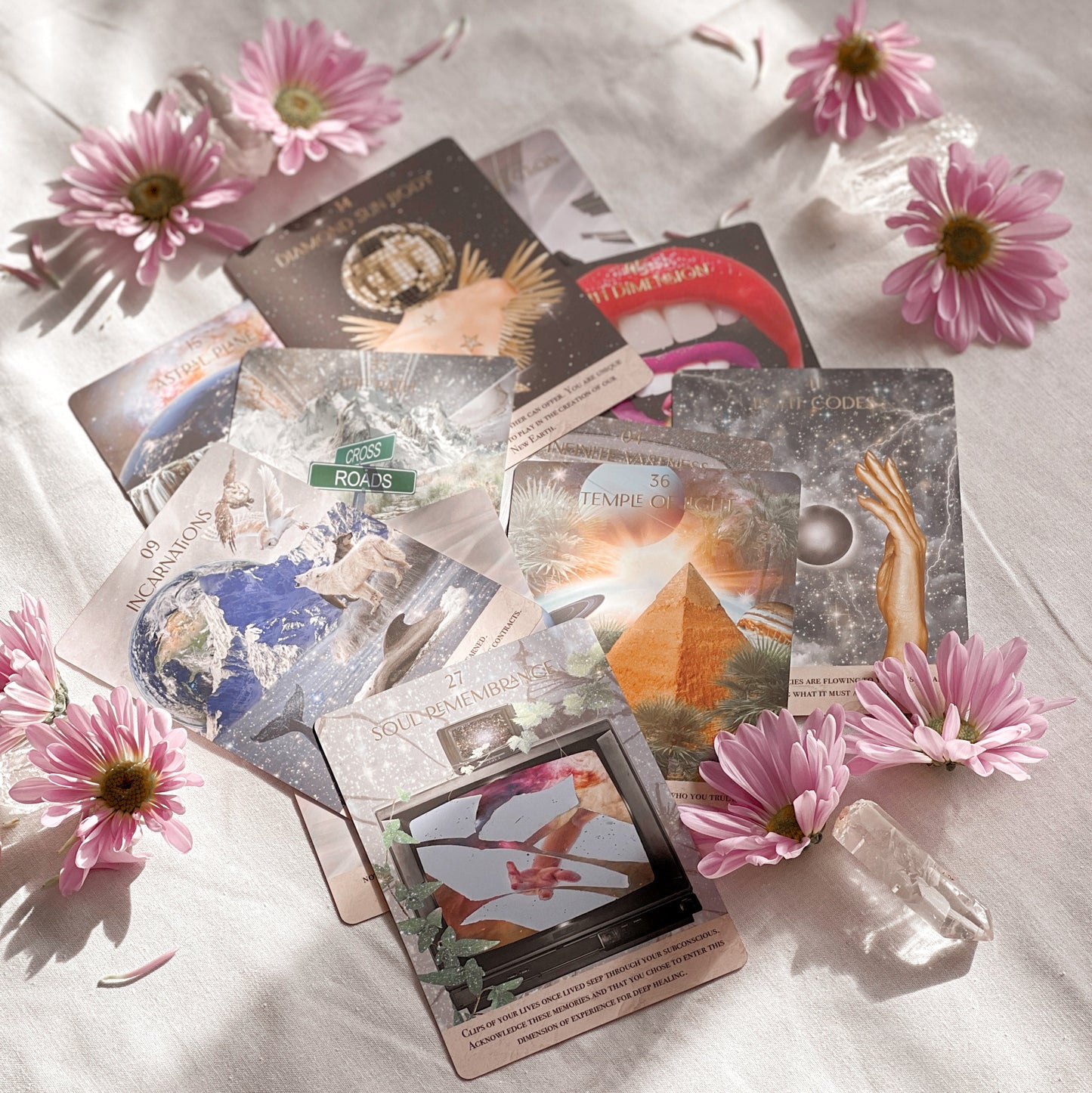 Starlight Frequencies Oracle Deck | Divination Cards | Spiritual Guidance | Oracle Card Reading | Metaphysical