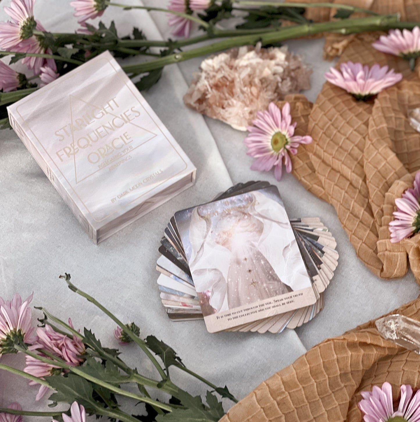 Starlight Frequencies Oracle Deck | Divination Cards | Spiritual Guidance | Oracle Card Reading | Metaphysical