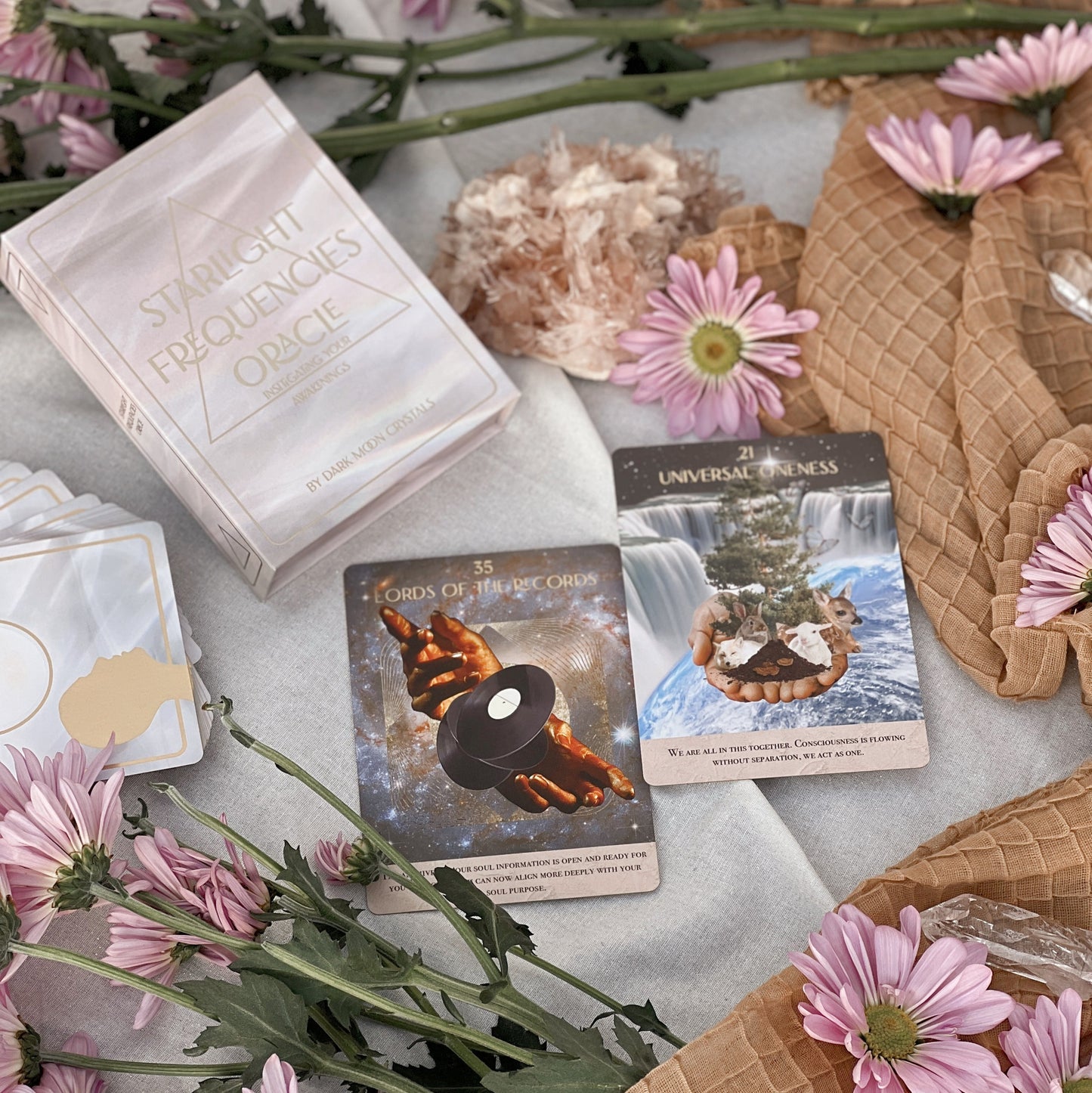 Starlight Frequencies Oracle Deck | Divination Cards | Spiritual Guidance | Oracle Card Reading | Metaphysical