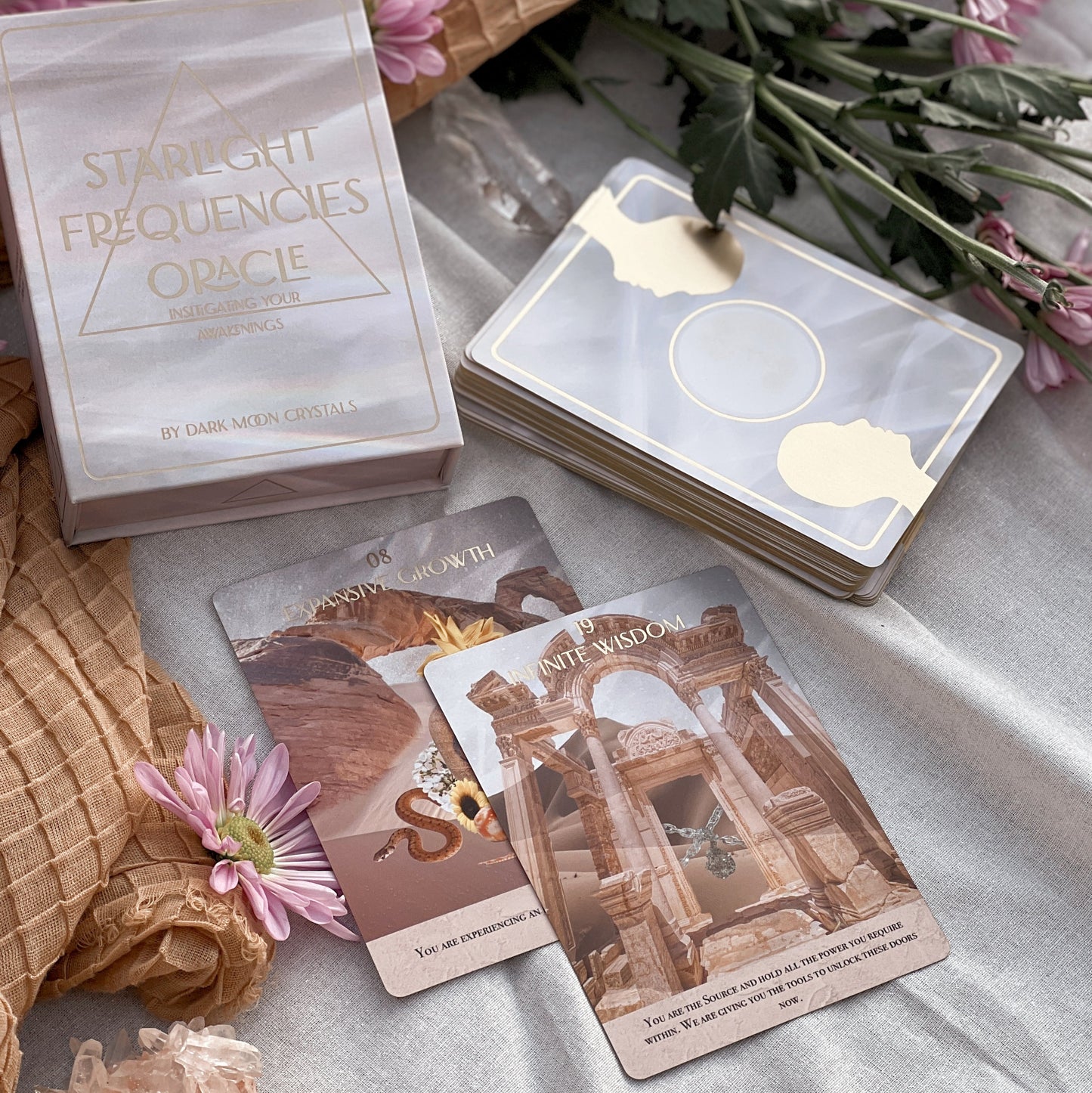 Starlight Frequencies Oracle Deck | Divination Cards | Spiritual Guidance | Oracle Card Reading | Metaphysical