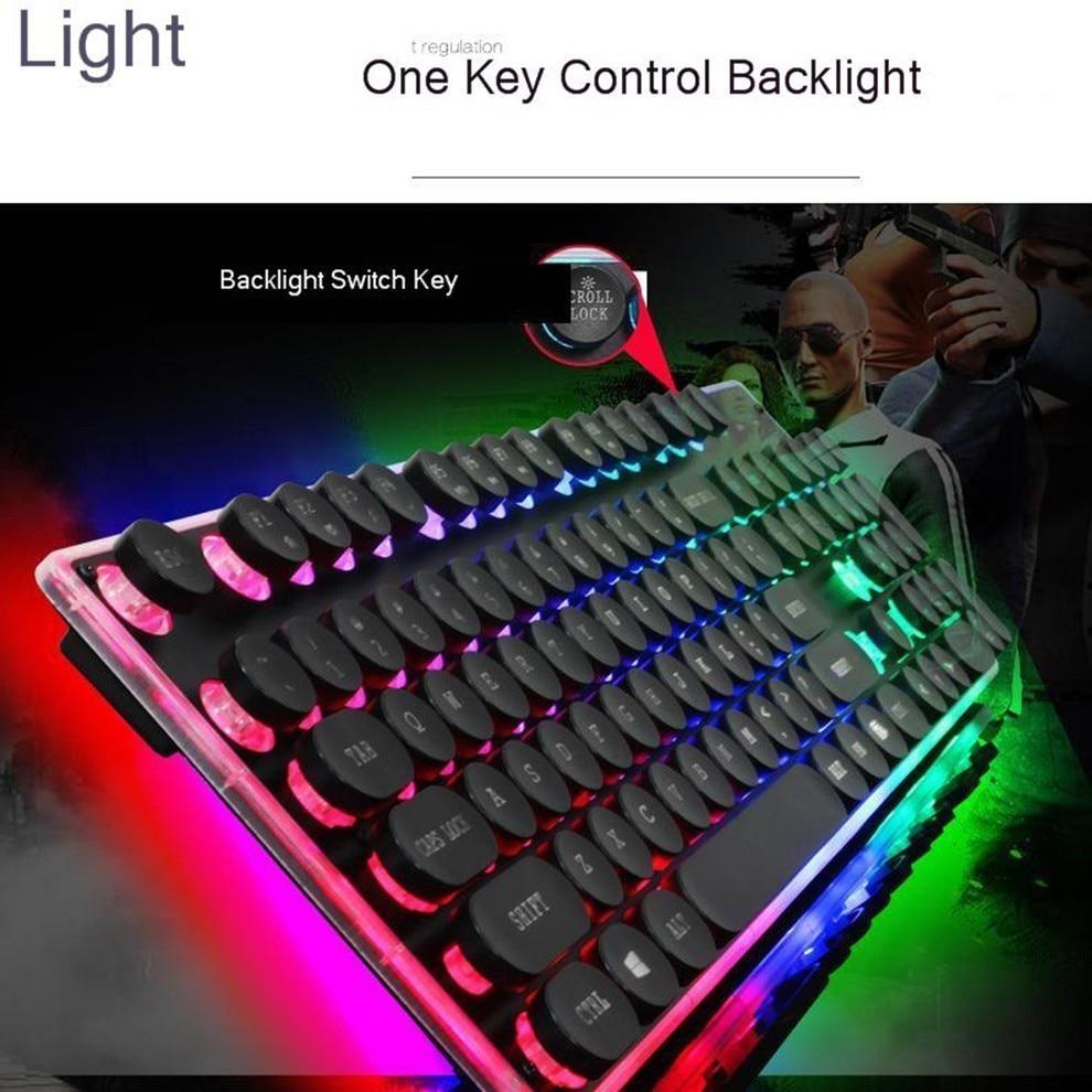 Dragon LED Backlight Gaming Keyboard Mouse Set | USB Wired | PC Gaming | Esports | RGB Lighting