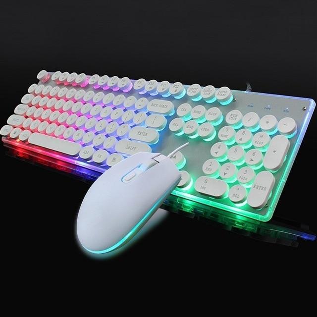 Dragon LED Backlight Gaming Keyboard Mouse Set | USB Wired | PC Gaming | Esports | RGB Lighting