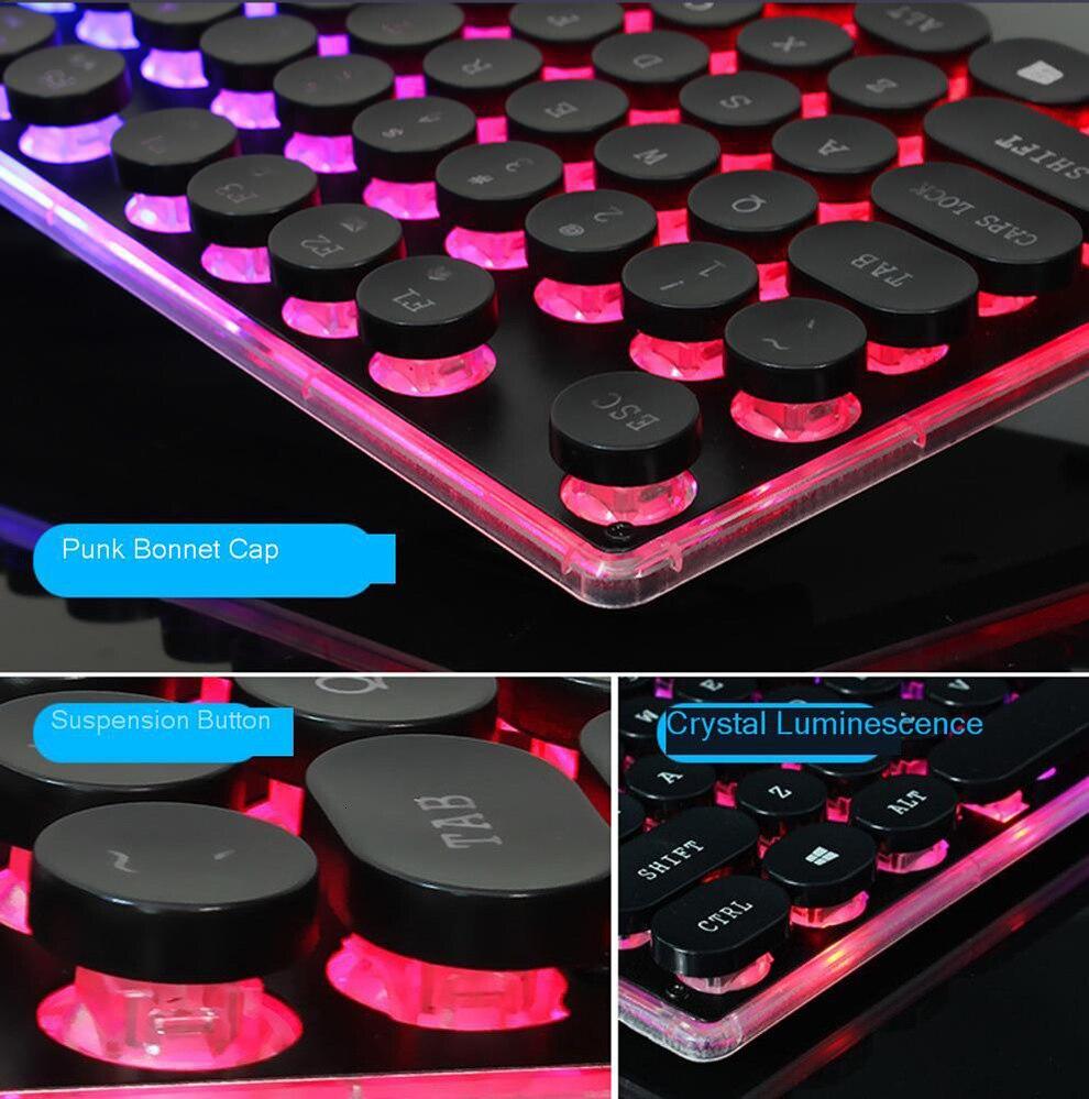Dragon LED Backlight Gaming Keyboard Mouse Set | USB Wired | PC Gaming | Esports | RGB Lighting