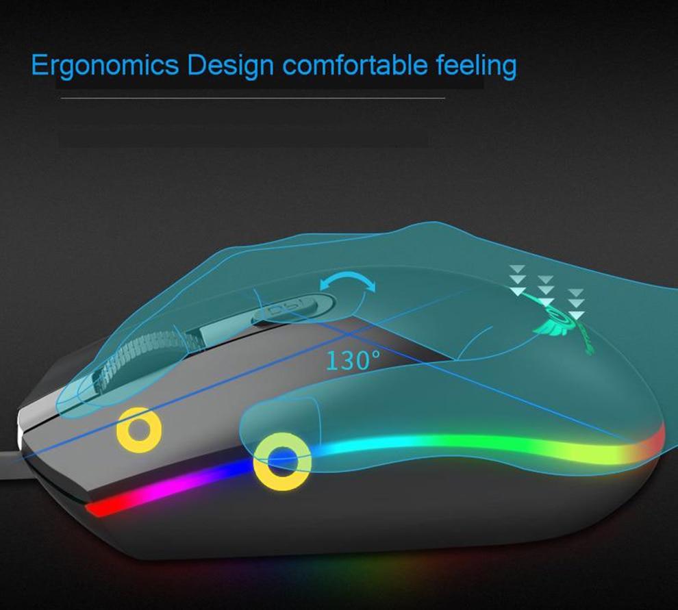 Dragon LED Backlight Gaming Keyboard Mouse Set | USB Wired | PC Gaming | Esports | RGB Lighting