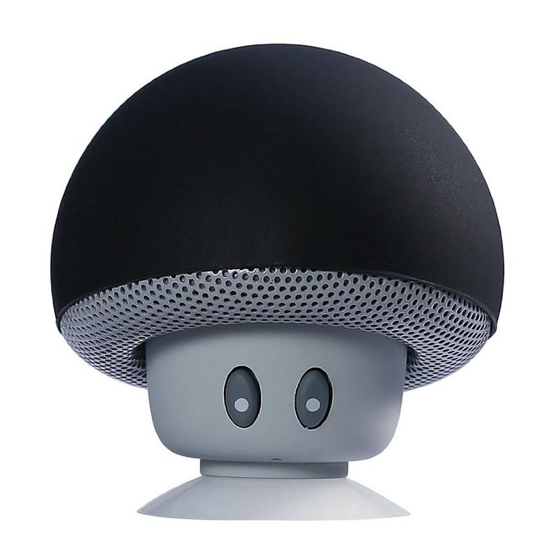 Portable Wireless Mushroom Bluetooth Speakers | Built-in Mic | Suction Cup | Compact Design | Gift